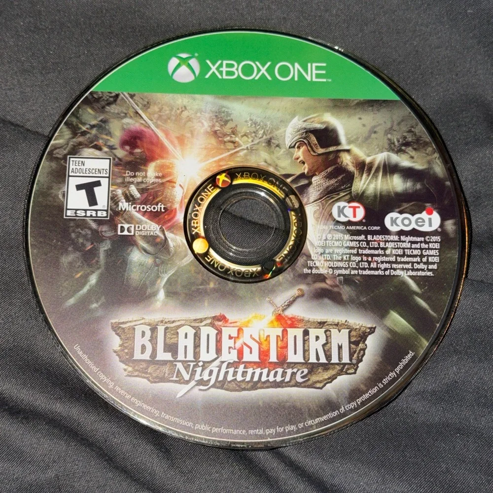 Microsoft Xbox One Blade Storm Nightmare Video Game Rated T For Teen Used Pre On